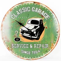Часы настенные Technoline 596579 Classic Garage (596579)