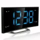Годинник настільний з радіо Technoline WT460 Blue LED Black/Silver (WT460 blaue LED)