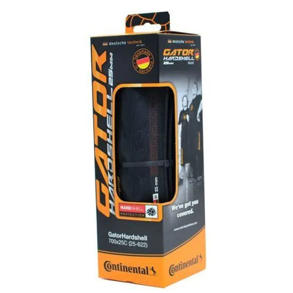 Покрышка Continental Gator Hardshell, 27x1 1/4, 32-630, черная, не складная, Skin, 450гр.