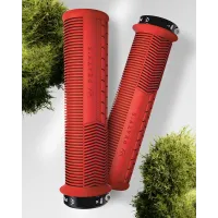 Грипсы Peaty's Monarch Grip Mushroom, Thin 3032mm, Trail Comfort, Red