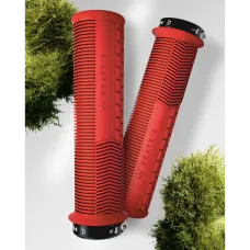 Грипсы Peaty's Monarch Grip Mushroom, Thin 3032mm, Trail Comfort, Red