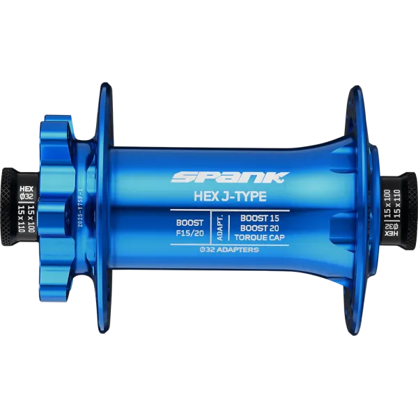 Втулка передняя SPANK HEX J-TYPE Boost F15/20, Blue