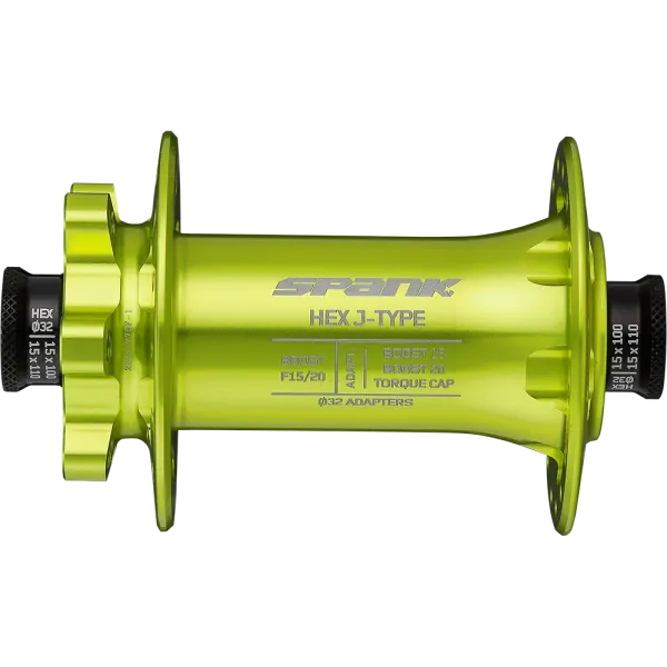 Втулка передняя SPANK HEX J-TYPE Boost F15/20, Green