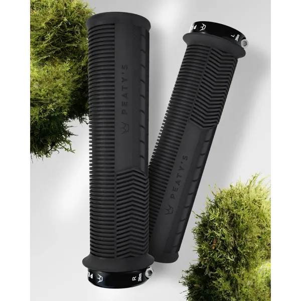 Грипсы Peaty's Monarch Grip Mushroom, Thick 3234mm, Trail Comfort, Black