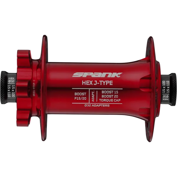 Втулка передняя SPANK HEX J-TYPE Boost F15/20, Red