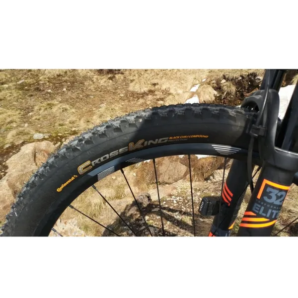 Покрышка Continental Cross King, 27.5 x 2.20, черная, не складная skin