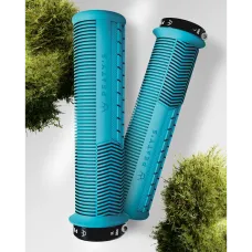 Грипсы Peaty's Monarch Grip Mushroom, Thin 3032mm, Trail Comfort, Turquoise