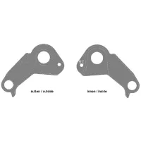 Крюк на раму Ghost, Shimano Hanger MY2017 (B1) HT, GHM09-022