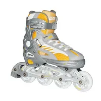 Детские раздвижные роликовые коньки Tempish I-Max Junior серебристые 29-32