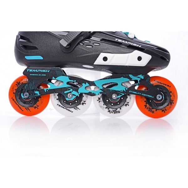 Фрискейт роликовые коньки Tempish Black Ice 38