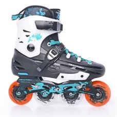 Фрискейт роликовые коньки Tempish Black Ice 38
