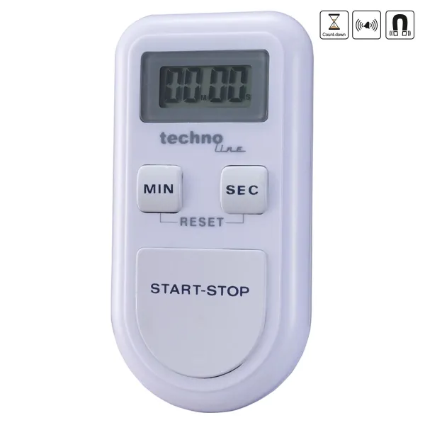 Таймер кухонний Technoline KT100 Magnetic White (KT100)