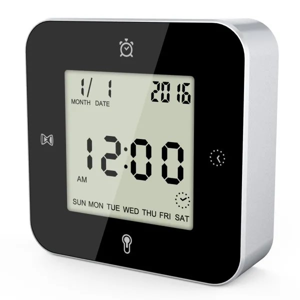 Годинник настільний Technoline WT344 Black/Silver (WT344)