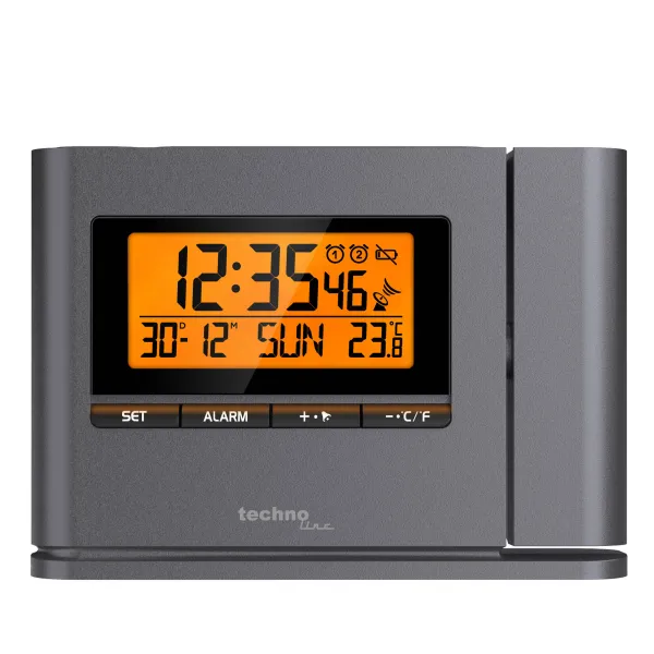 Годинник проекційний Technoline WT519 Anthracite (WT519)