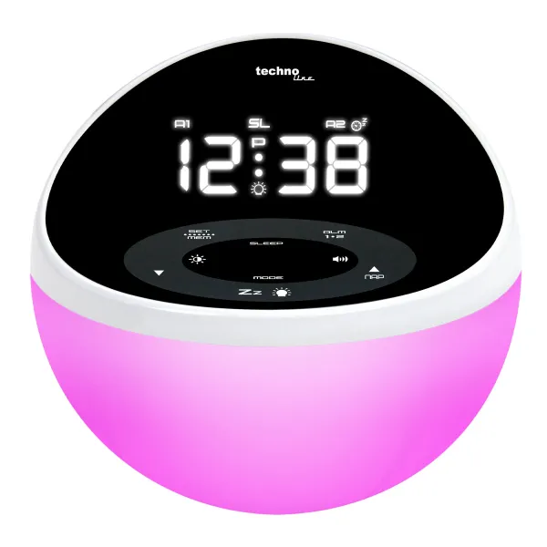 Годинник настільний з радіо Technoline WT500 Black/White (WT500)
