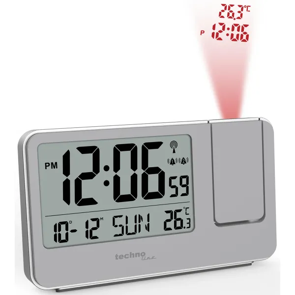 Годинник проекційний Technoline WT534 Grey (WT534 )