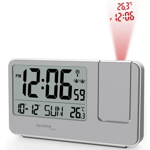 Годинник проекційний Technoline WT534 Grey (WT534 )