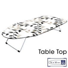 Гладильная доска Casa Si Table Top 73x30 White/Black Leaves (CS95159P168)