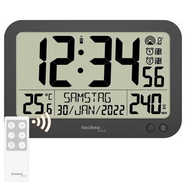 Годинник настінний Technoline WS8026 Black (WS8026)