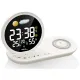 Годинник настільний Technoline WT427 Wireless Mobile Charging White (WT427)