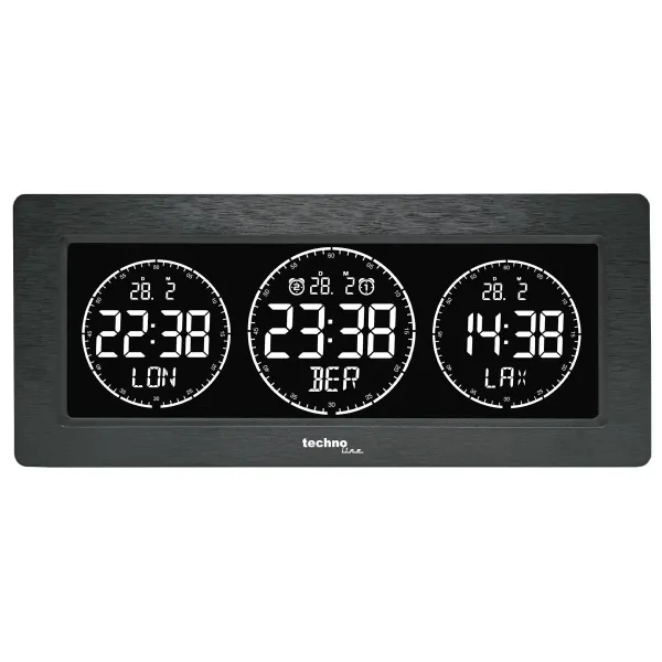 Годинник настільний Technoline WT458 Black (WT458)