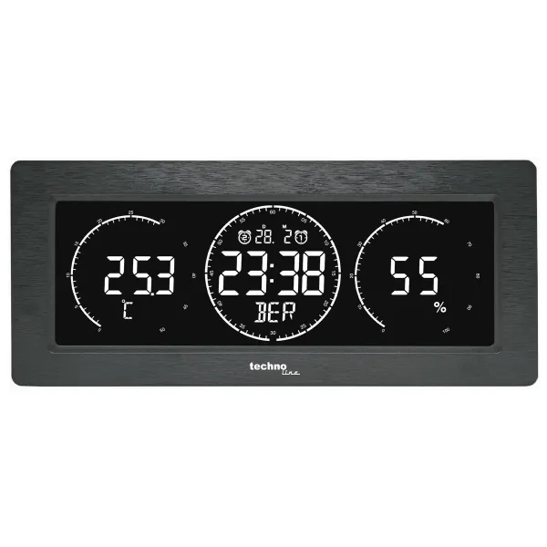Годинник настільний Technoline WT458 Black (WT458)