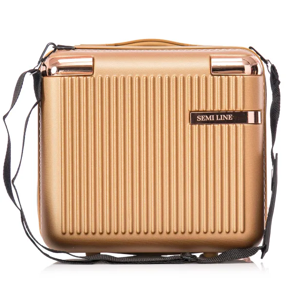 Бьюті-кейс Semi Line 16L Gold (T5663-2)