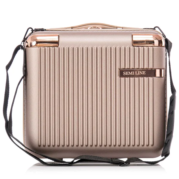 Бьюті-кейс Semi Line 16L Champagne (T5666-2)