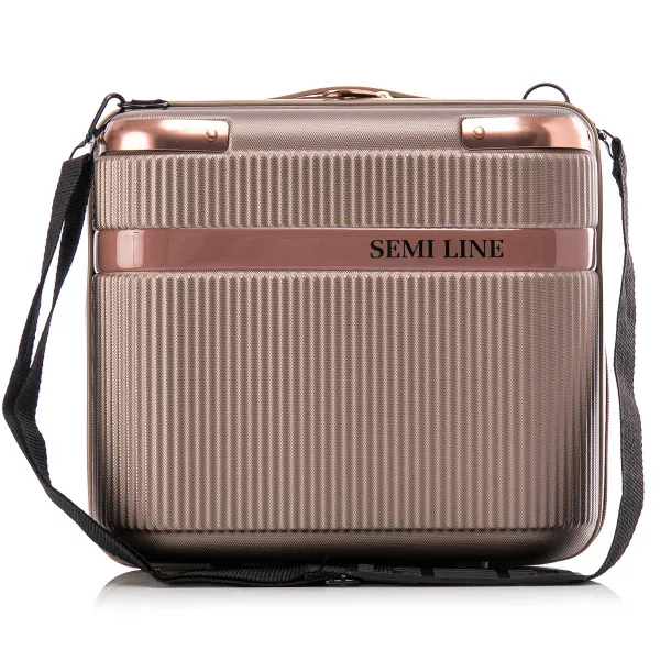 Бьюті-кейс Semi Line 16L Champagne (T5668-1)
