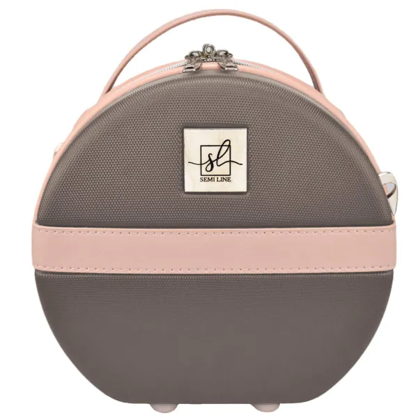 Бьюті-кейс Semi Line 5L Brown/Pink Cream (T5673-1)