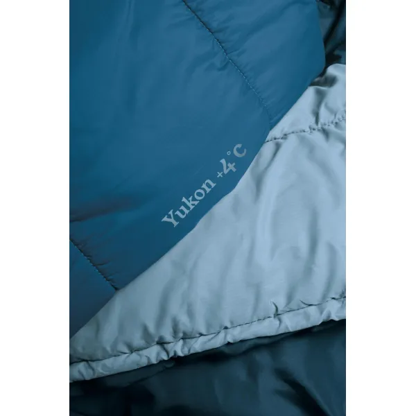 Спальний мішок Ferrino Yukon +4°C Blue-Grey Right (86380RBGDX)