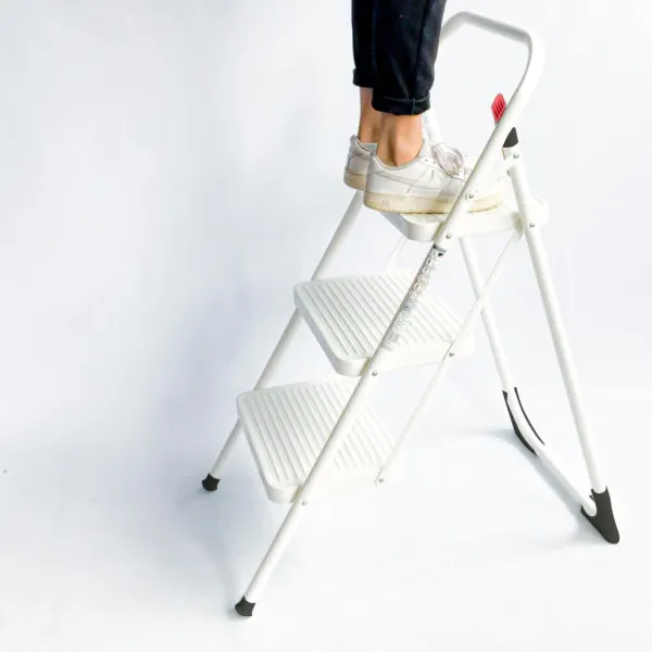 Драбина Rolser Taburete M/11 UNE 3 щаблі Blanco (MET004-1024)