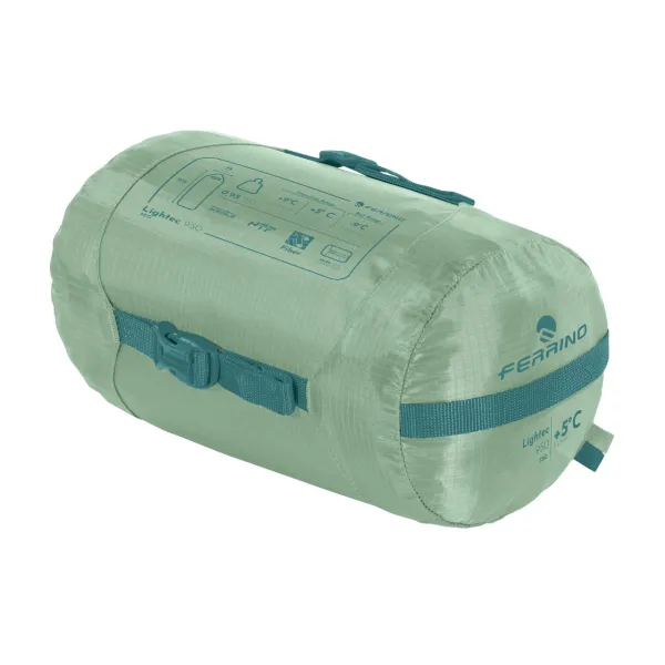 Спальний мішок Ferrino Lightec SSQ 950 +5°C Basil Green Left (86652RVVS)