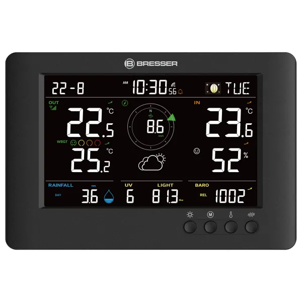 Метеостанція Bresser 8-in-1 ClearViewTB (11524)