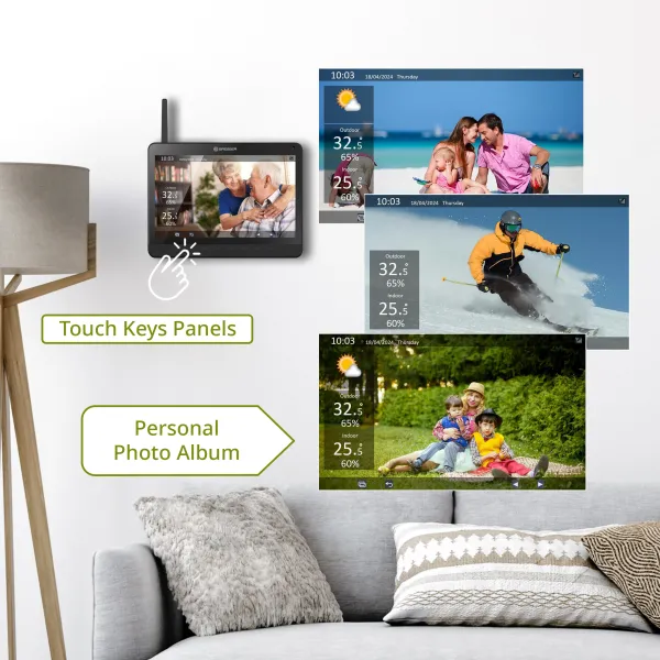 Метеостанція Bresser MeteoChamp 9-in-1 Wi-Fi Photo Frame (15196)