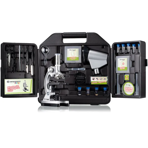 Мікроскоп Bresser Junior 300x-1200x з кейсом (8851000/14459)