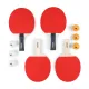 Набір для настільного тенісу Butterfly Racket Set Easy 4 Bats 6 Balls (6257643202)