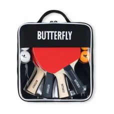Набір для настільного тенісу Butterfly Racket Set Easy 4 Bats 6 Balls (6257643202)