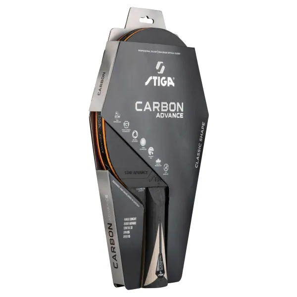 Ракетка для настільного тенісу Stiga Carbon Advance FL (1215-1001-35)