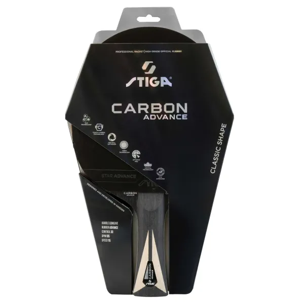 Ракетка для настільного тенісу Stiga Carbon Advance FL (1215-1001-35)