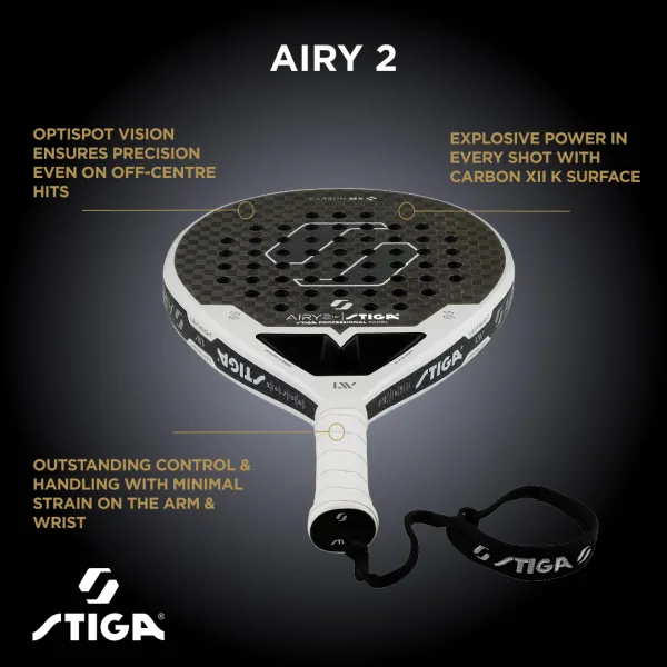 Ракетка для падел тенісу Stiga Racket AIRY 2 (2204-1311-01)