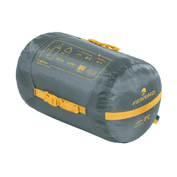 Спальний мішок Ferrino Lightech Shingle SQ 0°C Dark Green Left (86266RVVS)