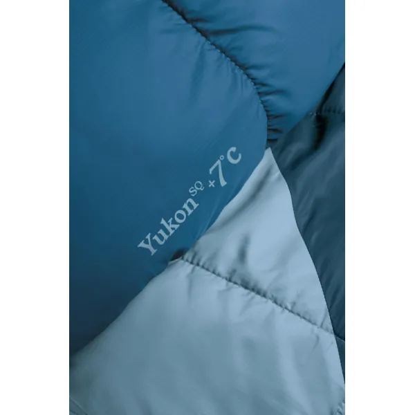 Спальний мішок Ferrino Yukon Square +7°C Blue-Grey Left (86381RBGSX)