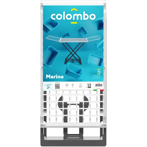 Сушарка для білизни підлогова Colombo Marino White/Grey (ST987B)