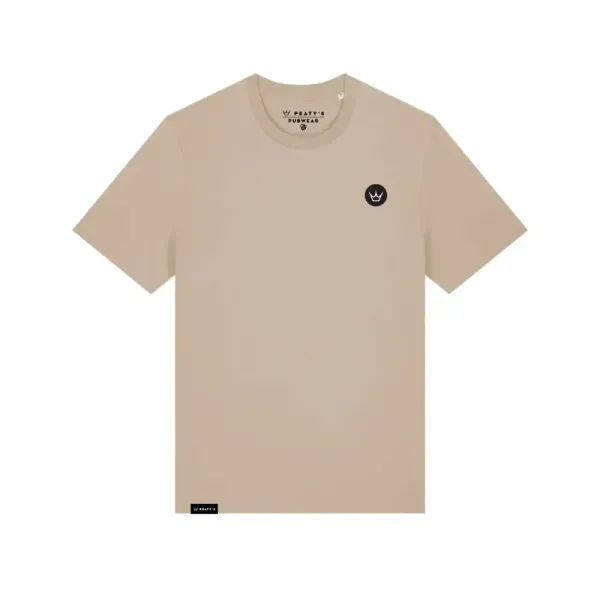 Футболка Peaty's T-Shirt, Embroidered Crown / Desert Dust, 2XL