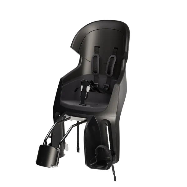 Детское велокресло Bobike Exclusive Evolve maxi - rear bicycle seat for frame Urban Black