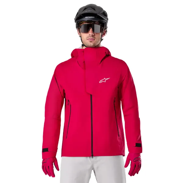 Куртка дощовик Alpinestars A-DURA ELITE RAIN JACKET RED FLUO, M