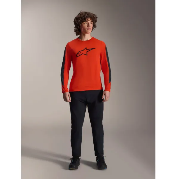 Джерсі Alpinestars A-DURA ASTAR LS JERSEY SPICY ORNGE, L