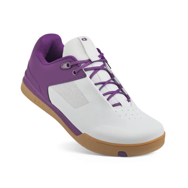 Веловзуття CrankBrothers SHOES MALLET LACE WHITE / PURPLE - GUM OUTSOLE - BERNARD KERR 9.5