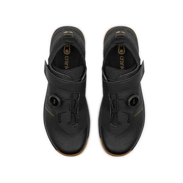 Веловзуття CrankBrothers SHOES STAMP TRAIL BOA BLACK / GOLD - GUM OUTSOLE 9.5